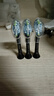 飛利浦（PHILIPS）電動(dòng)牙刷刷頭 C3智臻潔凈型10倍清除牙菌斑 HX9043/96 3支裝黑色 適配鉆石7系9系AI刷 曬單實(shí)拍圖