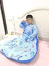 零零豬純棉兒童睡袋大童寶寶防踢被子神器6-12歲 3-6歲 5-10歲春秋冬季 艾力克恐龍（升級智能感溫） 120cm秋冬加厚【5-15℃】3-6歲 曬單實拍圖