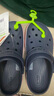 卡駱馳（CROCS）貝雅卡駱班兒童洞洞鞋沙灘鞋男女童包頭拖鞋/207018/207019 深藍色-410 34 (205mm) 曬單實(shí)拍圖