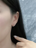 老鳳祥碧璽純銀耳釘女士高級感耳扣2025年新款紀念日生日禮物送女友老婆 碧璽耳扣-品牌禮盒 曬單實(shí)拍圖
