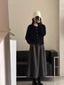 班尼路毛衣女針織開(kāi)衫外套女裝秋冬季新款小香風(fēng)外搭潮流上衣服保暖小衫 黑#純色 【柔軟親膚】 S 曬單實(shí)拍圖