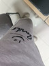 畫(huà)枕眠（HUAZHENMIAN）休閑直筒褲潮流男青少年大碼春秋季學(xué)生寬松長(cháng)褲百搭運動(dòng)兩件裝 笑臉灰色 S 曬單實(shí)拍圖