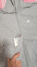 adidas休閑舒適寬松加絨連帽夾克外套男女秋冬阿迪達斯官方輕運動(dòng)   中麻灰   S 曬單實(shí)拍圖