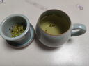 雅瓷[中秋禮物]汝窯陶瓷茶水分離杯家用帶蓋帶中漏辦公室泡茶杯同心杯 汝窯同心杯290ml1只 曬單實(shí)拍圖