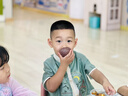 羅蒙漢服男童夏款唐裝中大童古新中式兒童國風(fēng)套裝中秋演出服 淺綠120 曬單實(shí)拍圖