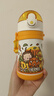 膳魔師（THERMOS）兒童水杯316l不銹鋼保溫杯寶寶水杯小學生吸管杯耐磨防摔可斜跨 黃恐龍 320ml （帶杯繩+恐龍蛋） 曬單實拍圖