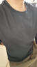 京東京造長袖t恤男5A抑菌新疆棉圓領(lǐng)衣服男裝打底衫 黑色 XL 曬單實(shí)拍圖