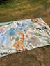 skingcond野餐墊便攜式折疊戶(hù)外防水潮墊超輕迷你小巧草地露營(yíng)墊海邊沙灘布 動(dòng)物樂(lè )園【中號100*145cm】折疊后巴掌大小 曬單實(shí)拍圖