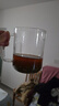 富光高硼硅玻璃杯花茶杯子單層果汁杯牛奶杯帶把帶刻度水杯男女 曬單實(shí)拍圖