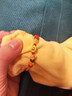 潮宏基 有房有車(chē)寶寶黃金手鏈女本命年轉運珠紅繩滿(mǎn)月金飾嬰兒周歲禮物 繩長(cháng)約14-20cm 曬單實(shí)拍圖