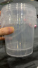 京東物流 食品級手提密封塑料桶包裝桶釣魚(yú)桶抓魚(yú)桶水果冰粉桶擺攤桶龍蝦打包盒300ml-5L 1L-透明色（2個(gè)裝）滿(mǎn)口容量950ML 曬單實(shí)拍圖