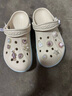 CROCS卡駱馳貝雅卡駱班洞洞鞋|205089 冬日白/彩色-1LI 37/38(230mm) 曬單實(shí)拍圖