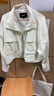 ONLY2025秋季新款時(shí)尚休閑風(fēng)短款寬松高領(lǐng)風(fēng)衣外套女|125136015 A01白鷺色 XS 曬單實(shí)拍圖