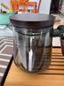 憶壺茶（YIHUTEA）整套茶具泡茶壺套裝玻璃茶杯茶水分離煮茶器辦公室懶人杯子帶茶盤 【含托盤】輕奢黑 壺+木圈2杯 4件 曬單實拍圖
