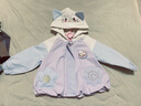 凡獵女童外套春裝2026新款兒童洋氣小女孩衣服寶寶連帽防風(fēng)上衣 曬單實(shí)拍圖