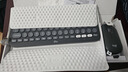 羅技（Logitech）時(shí)尚系列PEBBLE 2 COMBO鵝卵石無(wú)線(xiàn)藍牙雙模鍵鼠套裝輕音靜音鼠標 商務(wù)辦公筆記本電腦 便攜時(shí)尚 鍵鼠套裝 夜幕黑 曬單實(shí)拍圖