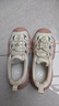 駱駝（CAMEL）丑萌2.0雙底款女登山鞋撞色戶外休閑鞋 L25A076115 米/銀/粉  37  曬單實拍圖