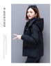 皮爾卡丹（pierre cardin）紅色短款羽絨服女冬季2025年新款冬裝媽媽保暖加厚外套 黑色 3XL[145-160斤] 曬單實(shí)拍圖