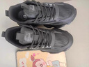 GIAUSA輕奢男鞋2026春夏新款老爹鞋男士厚底旅游鞋男百搭休閑運動(dòng)鞋子男 黑色 -高檔男鞋 41 曬單實(shí)拍圖