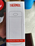 膳魔師（THERMOS）保冷保溫杯400ML高真空不銹鋼商務(wù)辦公保溫杯JCG-400C SBK 曬單實(shí)拍圖
