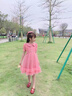 WVD美國品牌連衣裙2025新款兒童裙子小女孩洋氣公主裙春秋款蓬蓬紗裙粉紅色送蝴蝶結 粉紅色送蝴蝶結100 CM 曬單實(shí)拍圖