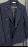 芭妃婭高端職業(yè)西裝套裝女秋冬西服時(shí)尚氣質(zhì)韓版酒店經(jīng)理工作服工裝西服 藏藍色西裝+褲子 S 曬單實(shí)拍圖