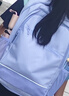 安踏兒童書包超輕男女大童生活系列平衡減壓校園中小學(xué)生雙肩背包防水 紫色-4 均碼【45*18.5*30cm,重約510克】 曬單實(shí)拍圖