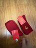 佰姿緣2026紅襪子本命年純棉女款中筒襪馬年秋冬季刺繡新年結婚情侶一對 蝴蝶結+愛(ài)心 【2雙】 均碼 【純棉/抗起球】 曬單實(shí)拍圖