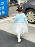 巴拉巴拉女童連衣裙寶寶公主裙秋裝蓬蓬網(wǎng)紗精致甜美時(shí)尚可愛(ài)氣質(zhì) 米白10302 100 曬單實(shí)拍圖