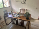 態(tài)匠茶臺茶桌椅組合實木泡茶臺新中式小戶型辦公室茶臺燒水壺一體桌 1.6m+主椅+4月牙椅+坐墊/大石盤 曬單實拍圖