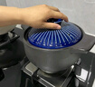 美廚（maxcook）陶瓷煲砂鍋 湯鍋燉鍋養生煲 手工彩釉耐干燒 3.2L藍MCTC3309 曬單實(shí)拍圖