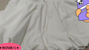 三福短褲2025夏季休閑抽繩松緊腰寬松花苞短褲女裝503851 米白色 L 曬單實(shí)拍圖