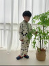 小熊傳說(shuō)兒童睡衣男童家居服套裝全棉A類(lèi)童裝衣服小香風(fēng) （印花純棉）米黃熊貓 100 cm/65碼 曬單實(shí)拍圖