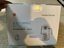 摩飛電器（Morphyrichards）全玻璃養生壺家用燒水壺多段控溫電熱水壺極速風(fēng)冷恒溫壺沖奶泡奶機MR5602 1.2L 椰奶白 曬單實(shí)拍圖