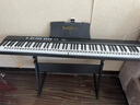 海蒂詩電子琴成人88鍵便攜折疊琴初學(xué)者兒童6-12歲家用智能電鋼十大排名 充電藍(lán)牙版-黑-原裝琴包-Z型架 曬單實(shí)拍圖
