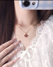 周大金 CHOW TAI KING莫桑鉆石項鏈女士足銀四葉草吊墜生日禮物送女友老婆走心實(shí)用紀念 曬單實(shí)拍圖