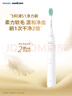 飛利浦（PHILIPS）電動(dòng)牙刷 S1 生日禮 教師節禮物 成人情侶款送男生女友 2種模式 潔齒護齦 柔力軟毛 白色HX2431/02 曬單實(shí)拍圖