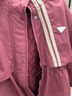 ASK JUNIOR女童棉服2025秋冬兒童夾棉中長(cháng)連帽登山服軟殼服外套 深粉色 170 曬單實(shí)拍圖