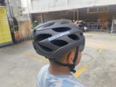 洛克兄弟大碼自行車頭盔帶風(fēng)鏡加寬加大騎行頭盔男女公路車安全帽 鈦色 曬單實(shí)拍圖