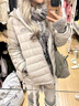 蕓蕁羽絨服女2025新款鴨絨服排骨輕薄羽絨服女短款秋冬寬松韓版休閑連 水泥灰 M 【100-120斤】 曬單實(shí)拍圖