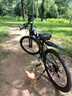 SANGPU折疊自行車(chē)成人山地車(chē)公路學(xué)生男變速賽車(chē)越野單車(chē)通勤城市代步女 旗艦-黑紅-輻條【減震+厚輪胎】 26寸21速【適合身高165-180cm】 曬單實(shí)拍圖