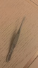 新華醫療醫用眼科鑷 不銹鋼眼用鑷睫毛鑷子 10cm直無(wú)鉤有齒ZO020RB（DS） 曬單實(shí)拍圖