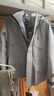 高梵風(fēng)殼5.0黑金鵝絨服25年新款冬季女士五分短款羽絨服 紫金2號5.0 S 曬單實(shí)拍圖