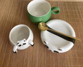 阿貍的愛(ài)熊貓茶咖杯教師節禮物女老師男生生日禮物女男生杯子伴手禮馬克杯 陶瓷杯子高顏值茶水分離杯墊勺子 送老外員工同事退休紀念品定制 曬單實(shí)拍圖