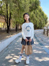 moonkids童裝女童半身裙2025秋季新款兒童學(xué)院風(fēng)灰色百褶短裙秋裝百搭裙子 4308灰色百褶裙 120 cm 曬單實(shí)拍圖