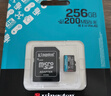 金士頓（Kingston）256GB TF（MicroSD）存儲卡 內存卡U3 V30 A2 4K適配大疆Pocket 3/Action 5/無人機/運動相機/監(jiān)控 曬單實拍圖