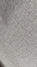 宮薰 亞麻紋墻紙自粘墻貼宿舍墻壁貼紙背景墻裝飾 亞麻灰0.5*2.8m 曬單實(shí)拍圖