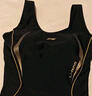 李寧（LI-NING）泳衣女士連體專(zhuān)業(yè)游泳衣大碼溫泉泳裝7552黑XL 曬單實(shí)拍圖