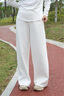 DESCENTE迪桑特ESSENTIAL系列女士針織運動(dòng)長(cháng)褲 WT-白色 S (160/62A) 曬單實(shí)拍圖