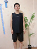 羽克男士泳衣套裝2025新款速干游泳運動(dòng)背心男款防尷尬游泳褲裝備全套 黑色兩件套 【雙層泳褲+背心泳衣】 3XL 【建議170-180cm150-170斤】 曬單實(shí)拍圖